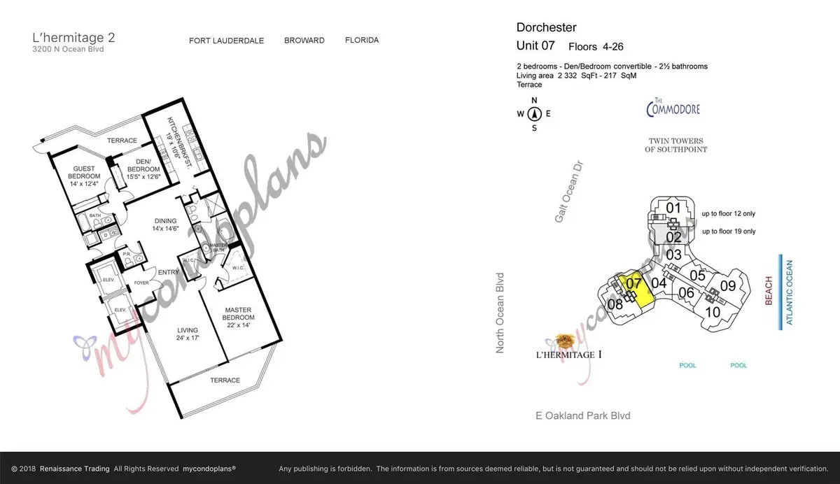 3200 N Ocean Boulevard #1907, Fort Lauderdale, FL 33308 - #1