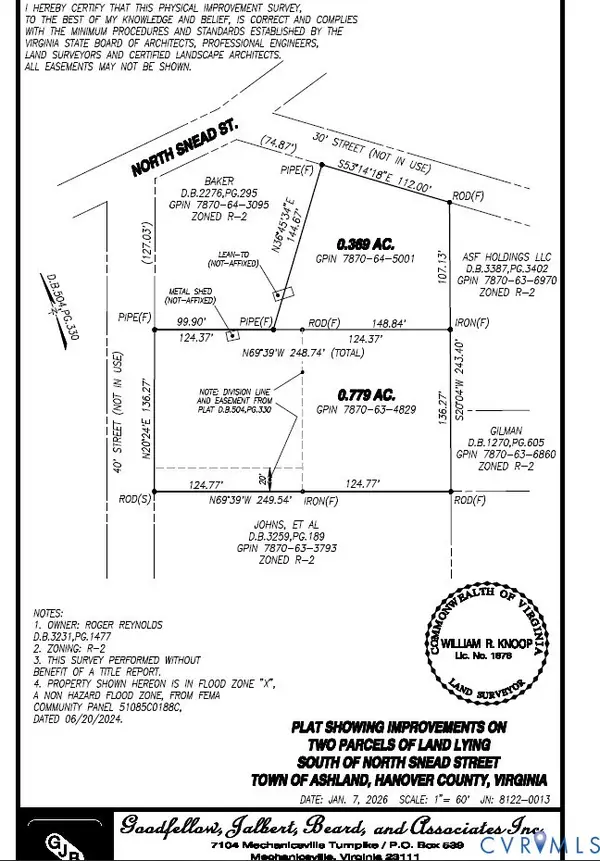 0 N Snead Street, Ashland, VA 23005