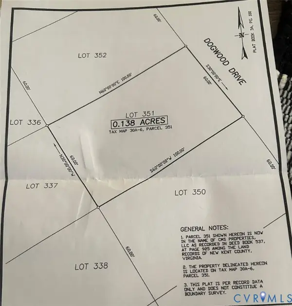 Lot 351 Dogwood Drive, Quinton, VA 23141