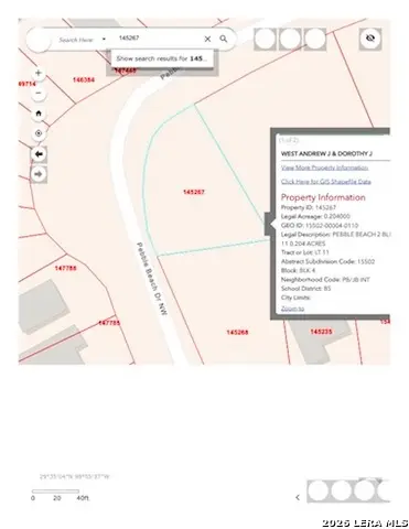 LOTS 11,12 Pebble Beach Dr Nw, Lakehills, TX 78063 - Image #2