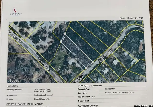 1091 Hillside Oaks, Bulverde, TX 78163 - #1