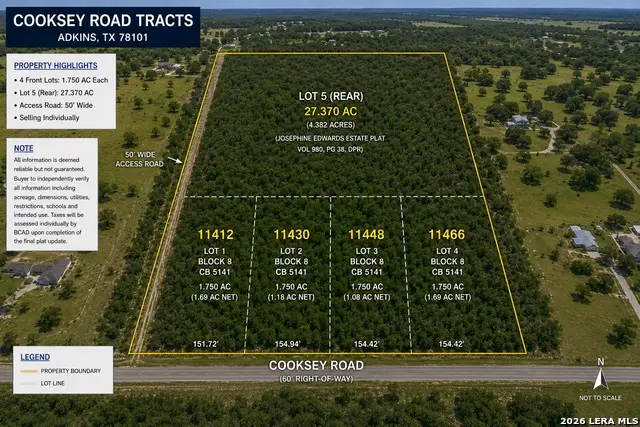 11448 Cooksey Rd, Adkins, TX 78101 - #1