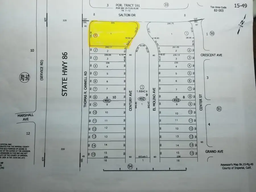 2049 Thomas R Cannell, Salton City, CA 92275 - #2