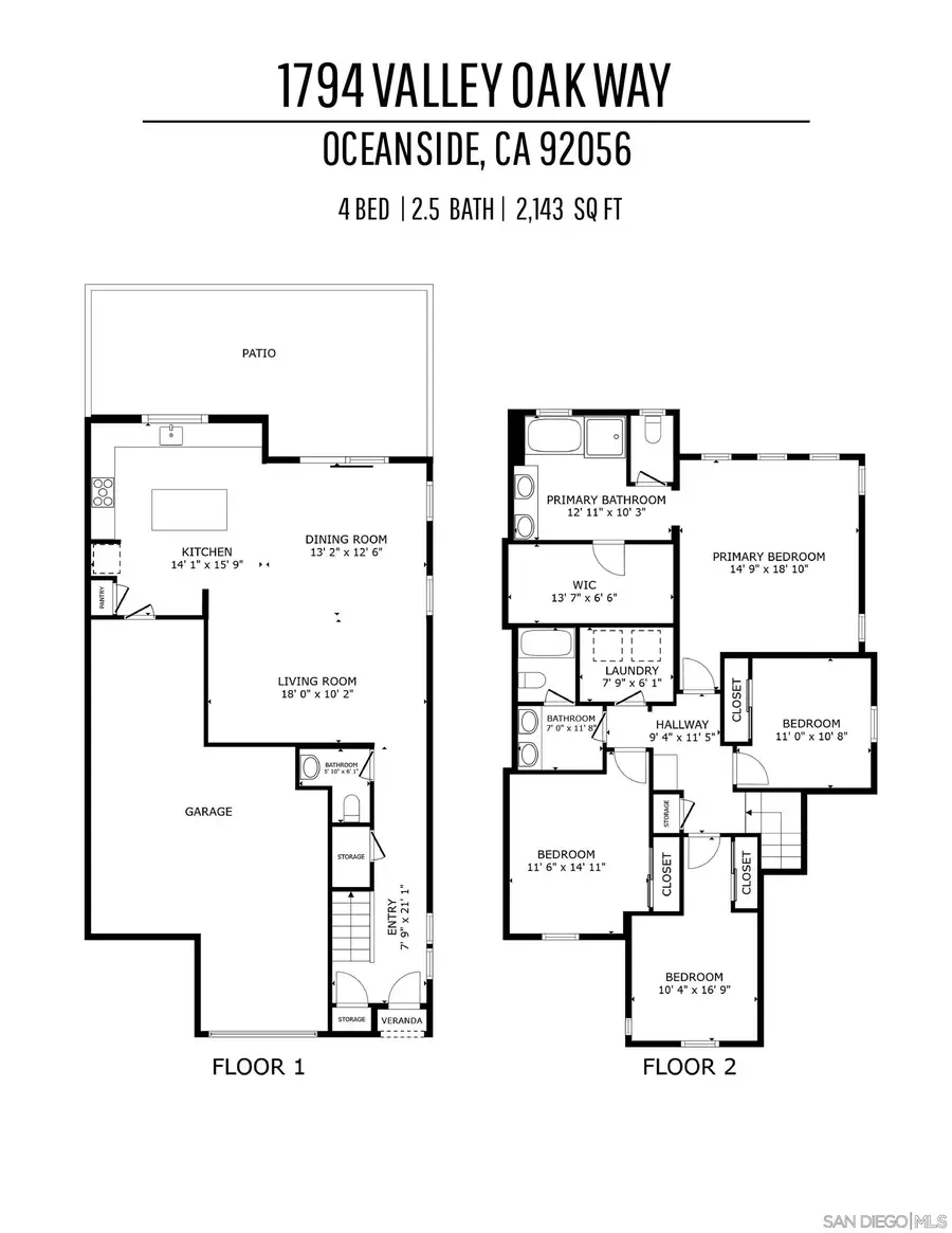 1794 Valley Oak Way, Oceanside, CA 92056 - #3