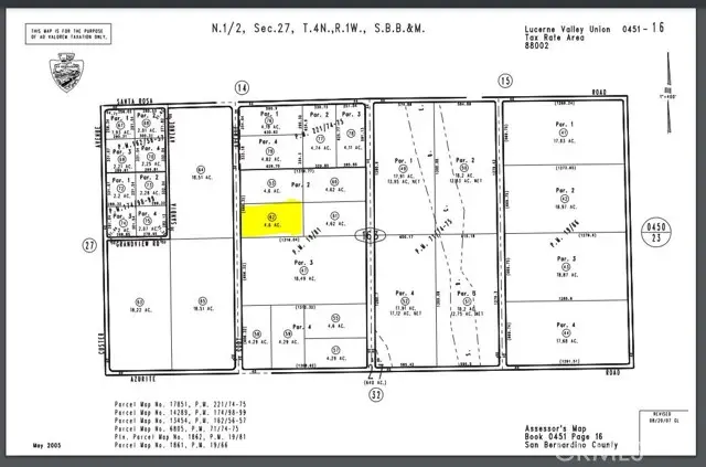 0 Cody Parcel #0451-163-62, Lucerne Valley, CA 92356 - Image #1