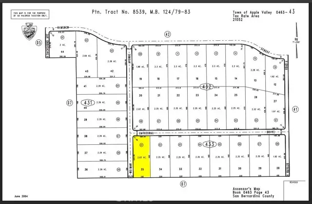 0 Cathedral Parcel #0463-433-01, Apple Valley, CA 92308 - #1
