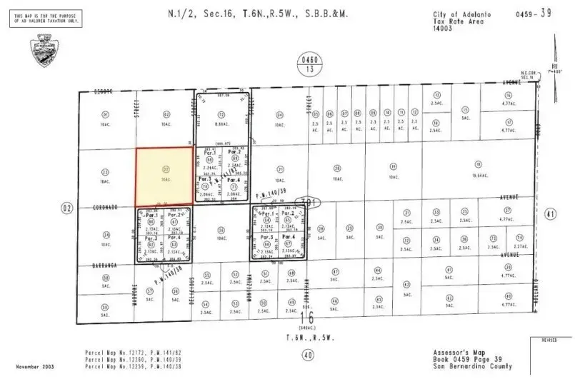 0 Coronado, Adelanto, CA 92301 - #1
