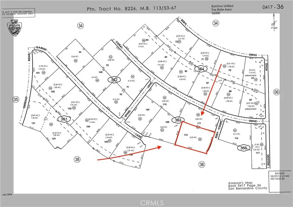 0 Garnet, Barstow, CA 92311 - #1