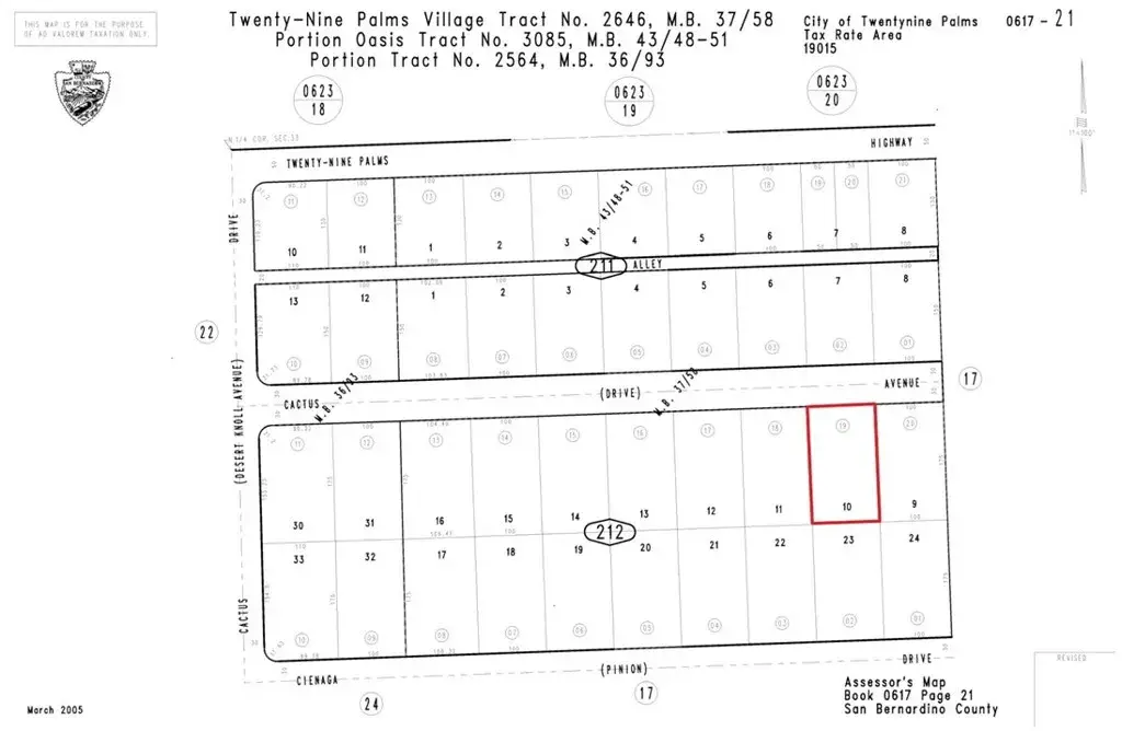 0 Cactus, Twentynine Palms Yucca Valley, CA 92277 - #1