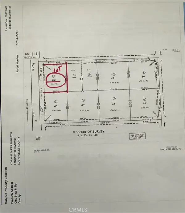 0 Cor Ave E4 Drt 70th Stw, Lancaster, CA 93536