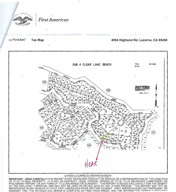 4054 Highland, Lucerne, CA 95458