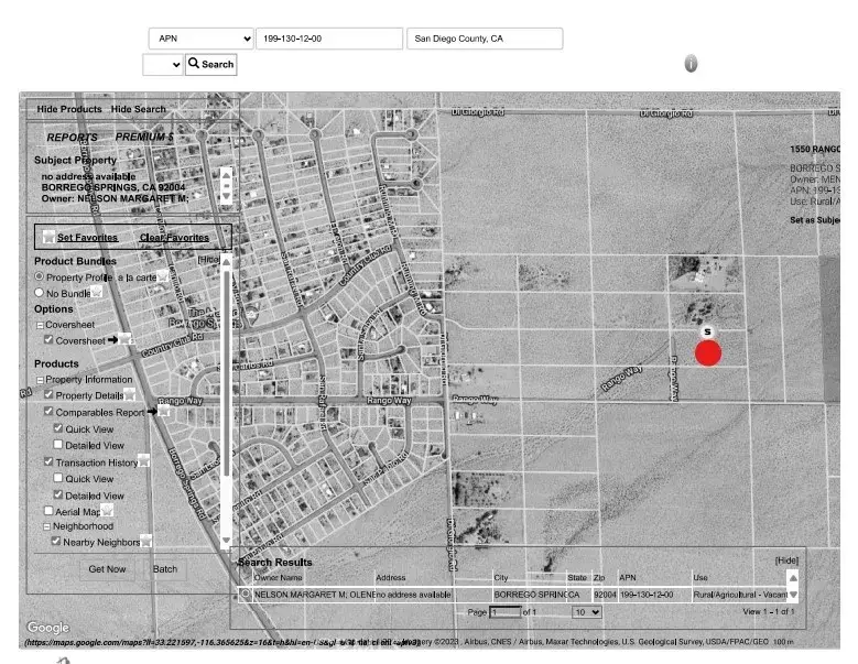 0 Rango, Borrego Springs, CA 92004 - #2