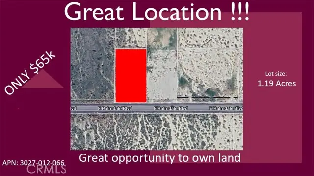 0 Cor Palmdale Bl Pav 81 Street East, Palmdale, CA 93543 - Image #1