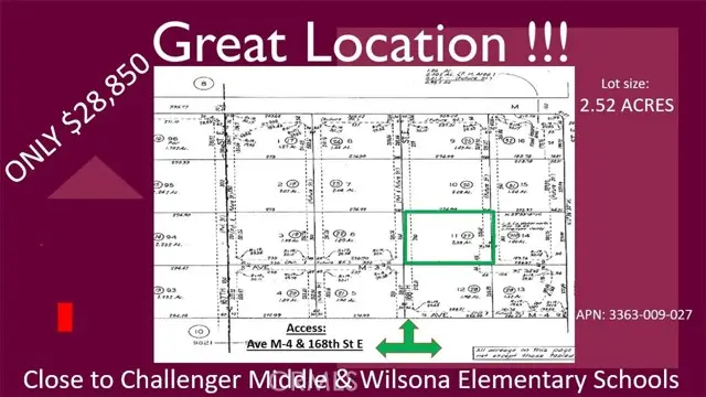 0 Vac/168th St E Drt /vic Avenue, Lancaster, CA 93535 - Image #2