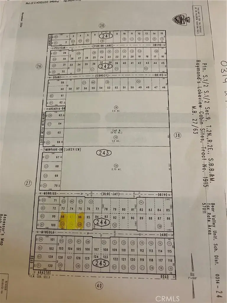 0 Mineola Lane, Big Bear City, CA 92314 - #1
