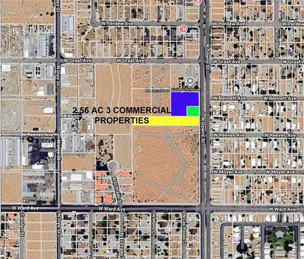 0 3 Commercial Properties N. Downs, Ridgecrest, CA 93555