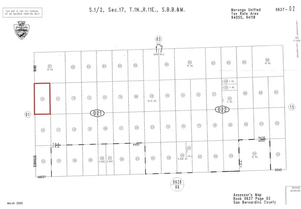 0 Schooler, Twentynine Palms, CA 92277 - #1