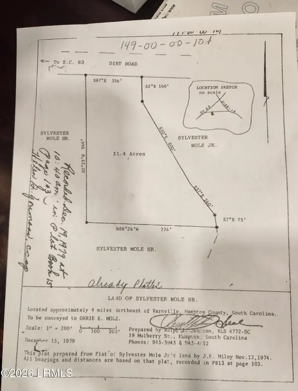 278 Sylvester Road, Varnville, SC 29944