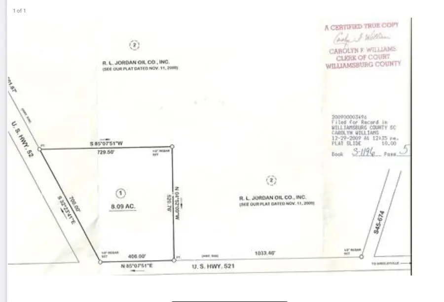 TBD Highway 521, Greeleyville, SC 29056 - Image #3