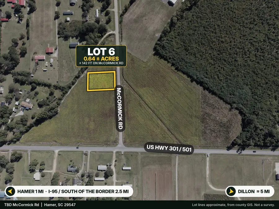 TBD Mccormick Rd., Hamer, SC 29547 - #3