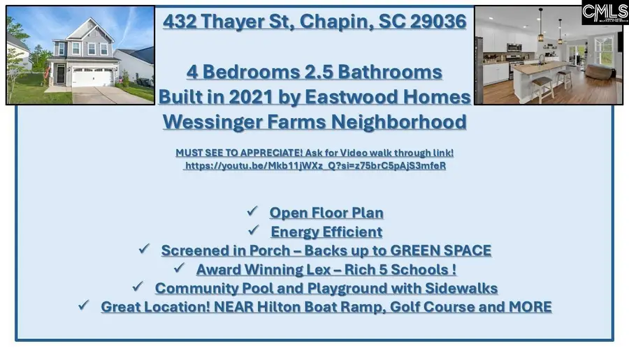 432 Thayer Street, Chapin, SC 29036 - #2