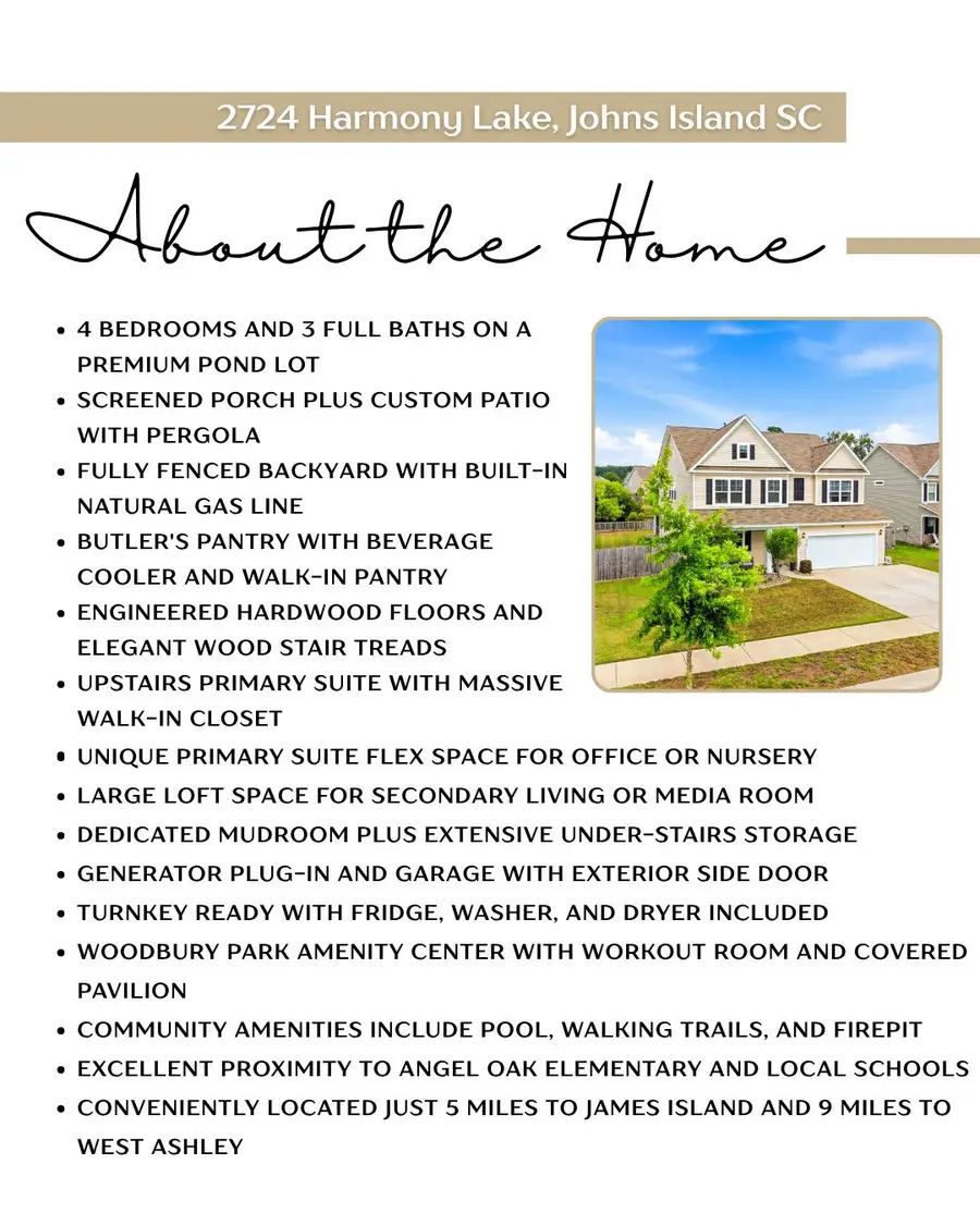 2724 Harmony Lake Drive, Johns Island, SC 29455 - #3