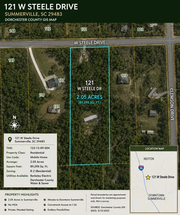 121 W Steele Drive, Summerville, SC 29483