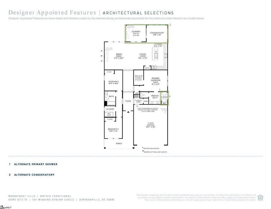 134 Winding Stream Circle #Lot 12 Boykin Traditional, Simpsonville, SC 29681 - #3