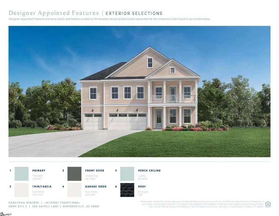 202 Dapple Lane #Lot 5 Huntstman Farmhouse, Simpsonville, SC 29681 - #3