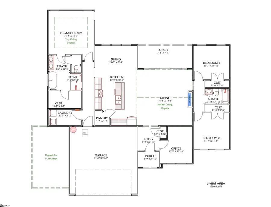 2063 Blessed Drive, Inman, SC 29349 - #2