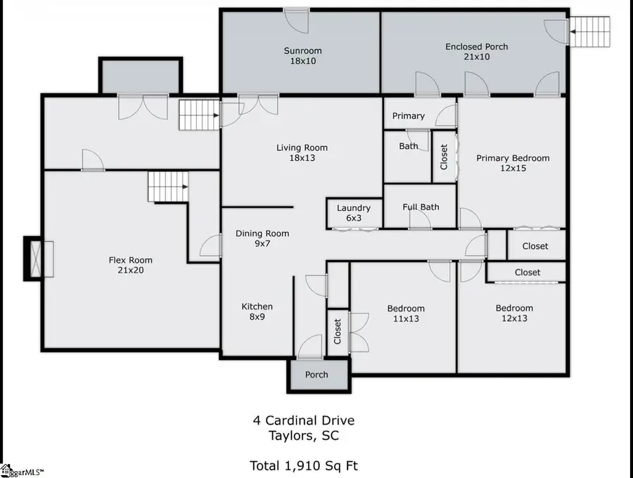 4 Cardinal Drive, Taylors, SC 29687 - #2