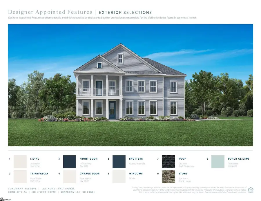110 Livery Drive #Lot 24 Latimore Traditional, Simpsonville, SC 29681 - #3