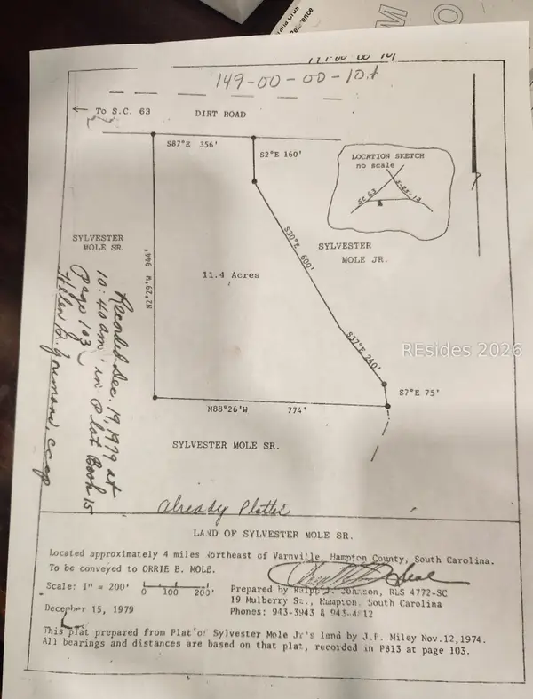 278 Sylvester Road, Varnville, SC 29944