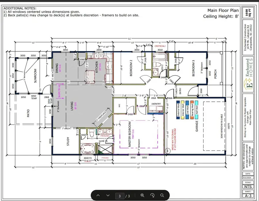 1704 Spruce Knoll Street, Spartanburg, SC 29303 - #3