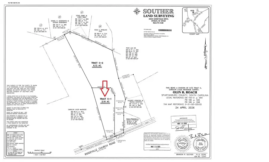 0 Ridgeville Church Rd, Inman, SC 29349 - #3