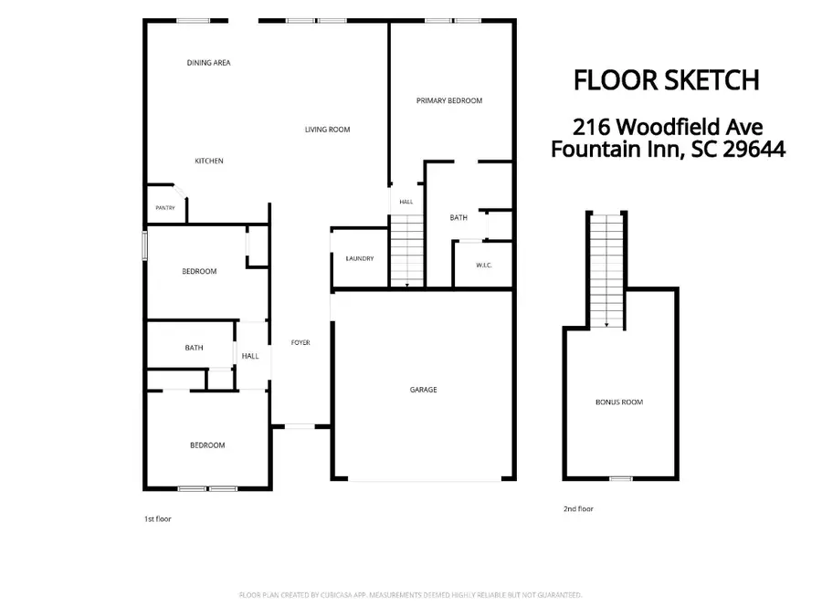 216 Woodfield Avenue, Fountain Inn, SC 29644 - #3