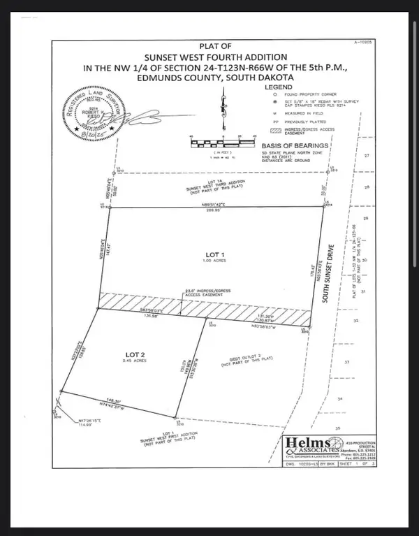 222 S Sunset Drive, Mina, SD 57451