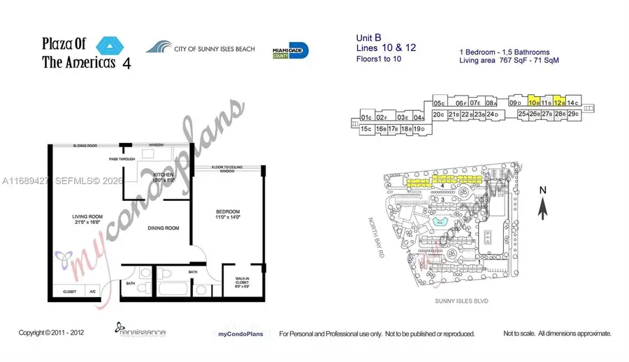 17021 N Bay Rd #412-IV, Sunny Isles Beach, FL 33160 - #2