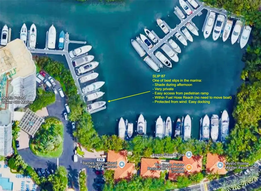 3575 Mystic Pointe Dr, Slip 87, Aventura, FL 33180 - #3