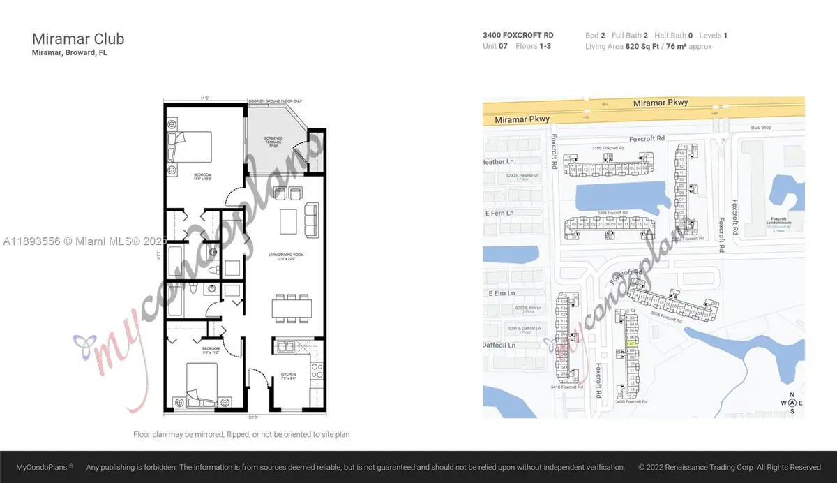 3400 Foxcroft Rd #107, Miramar, FL 33025 - Image #1