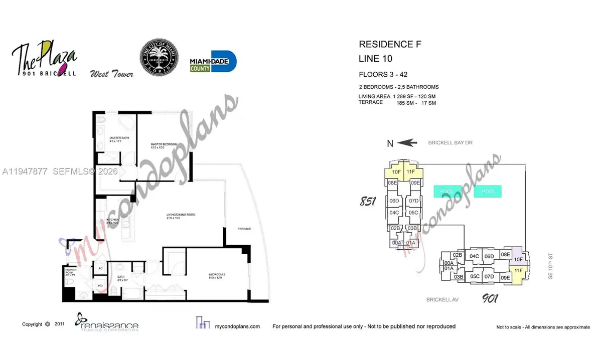 951 Brickell Ave #1110, Miami, FL 33131 - Image #1