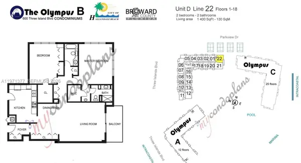 600 Three Islands Blvd #1722, Hallandale Beach, FL 33009