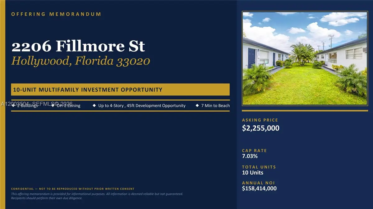 2206 Fillmore St #1-10, Hollywood, FL 33020 - #1