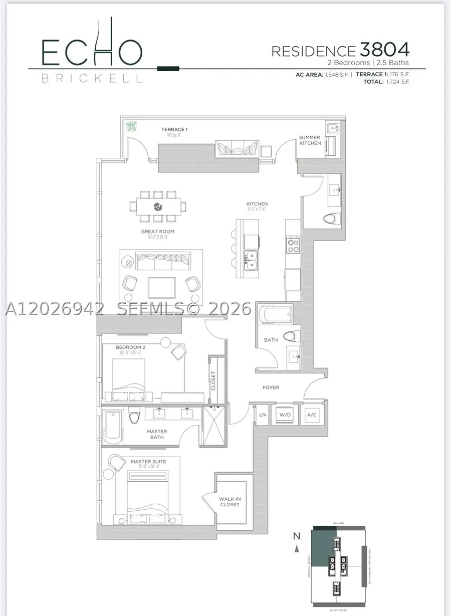 1451 Brickell Ave #3804, Miami, FL 33131 - #3