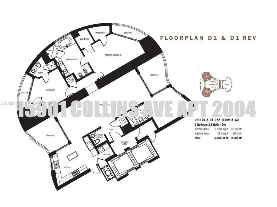 15901 Collins Ave #2004, Sunny Isles Beach, FL 33160 - #3