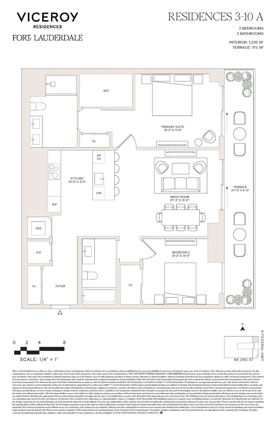 505 NE 2nd Street #4A, Fort Lauderdale, FL 33301 - #2
