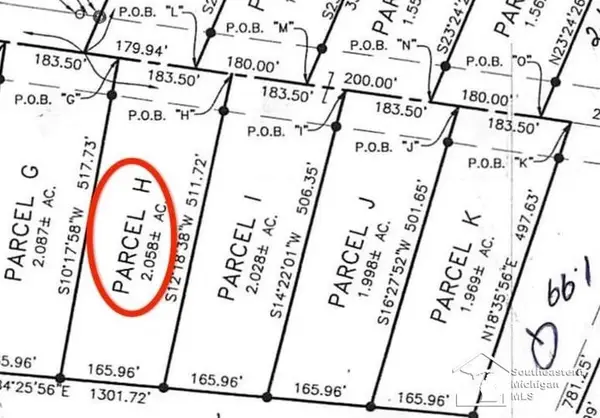 11135 S Custer (lot H), Monroe, MI 48161