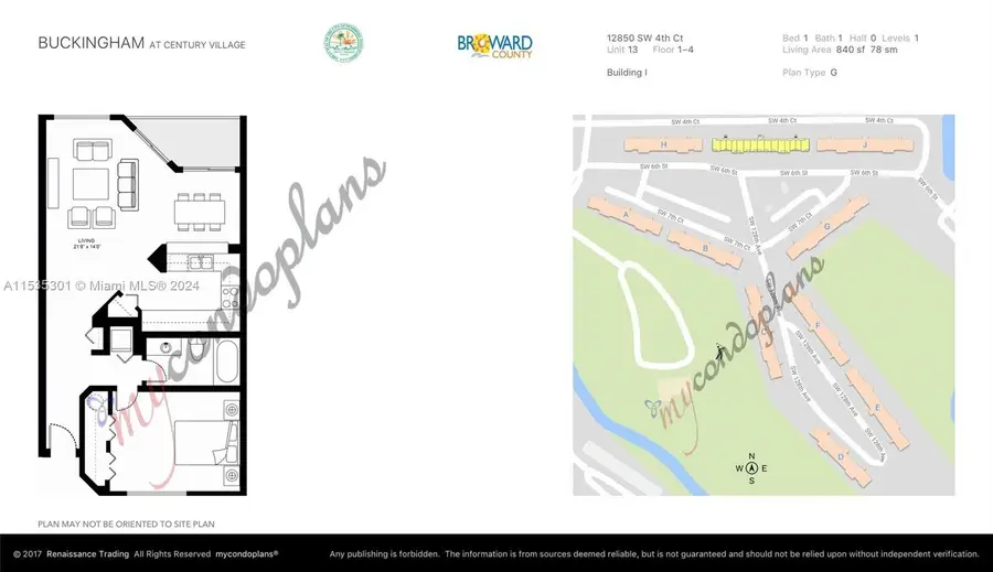 12850 SW 4th Ct #113I, Pembroke Pines, FL 33027 - #2