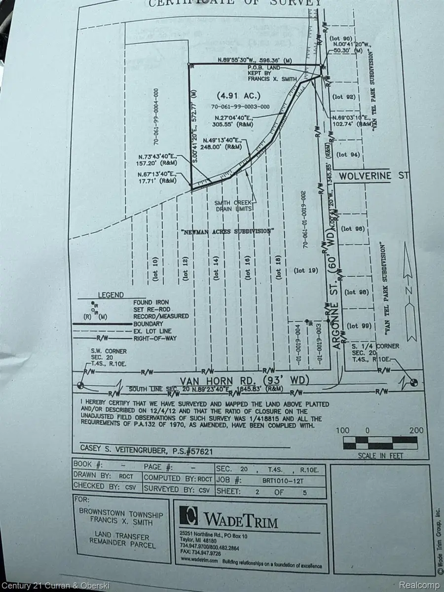 Argonne Ave 5 Acres 0 Argonne Avenue, Brownstown, MI 48134 - #2