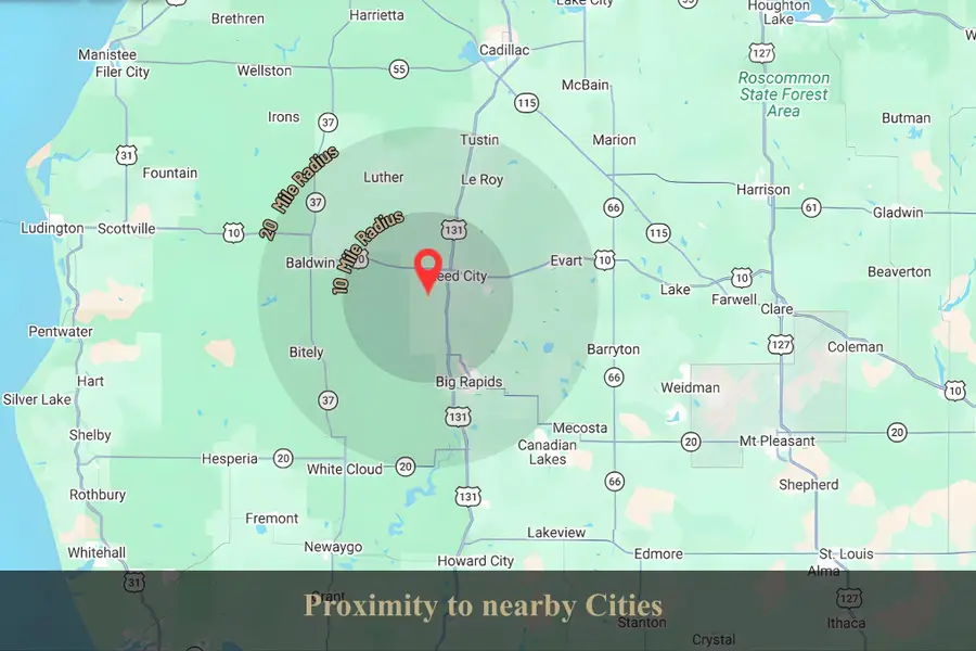 (B) S Deer Lake Road, Reed City, MI 49677 - #3